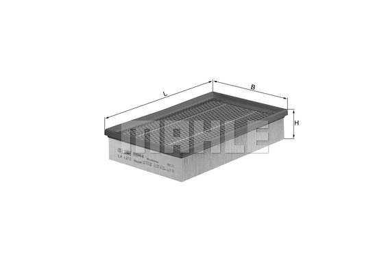 Filtr powietrza MAHLE LX 1212