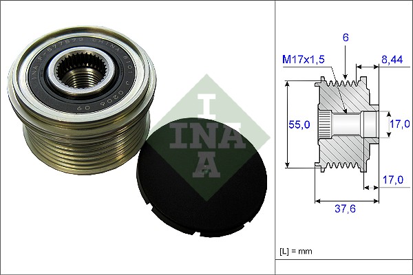 Sprzęgło alternatora INA 535 0246 10