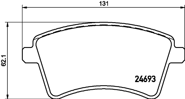 Klocki hamulcowe HELLA PAGID 8DB 355 013-961