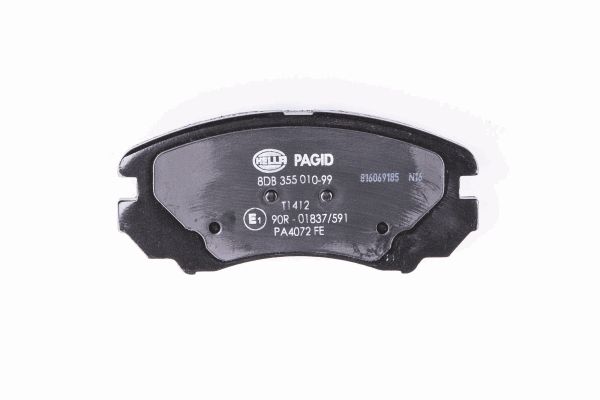 Klocki hamulcowe HELLA 8DB 355 010-991