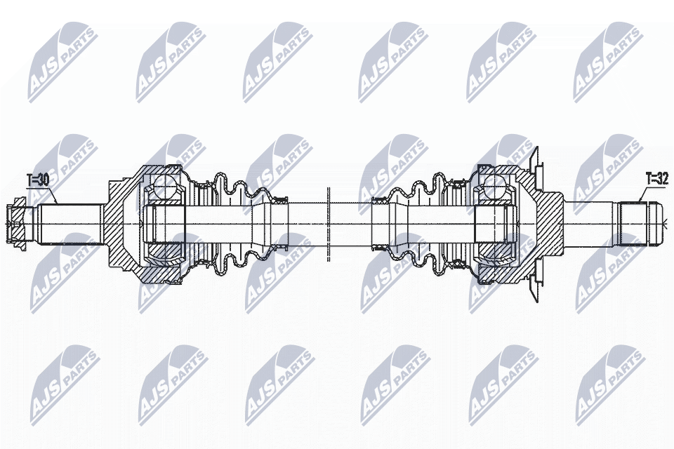 Wał napędowy NTY NPW-BM-162