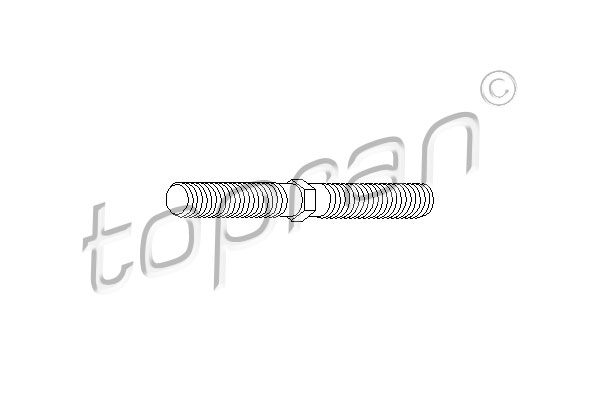 Śruba zbieżności koła TOPRAN 200 380