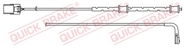 Czujnik zużycia klocków QUICK BRAKE WS 0406 A