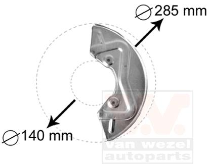 Tarcza kotwiczna VAN WEZEL 5826371