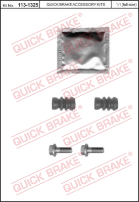 Zestaw naprawczy zacisk hamulcowy QUICK BRAKE 113-1325