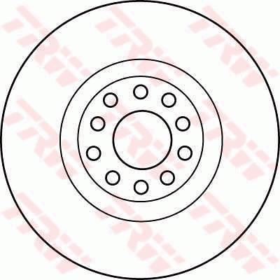 Tarcza hamulcowa TRW DF4209S