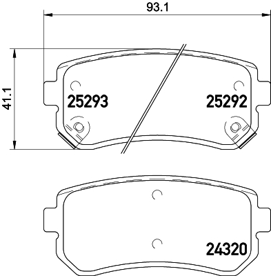 Klocki hamulcowe HELLA 8DB 355 016-221
