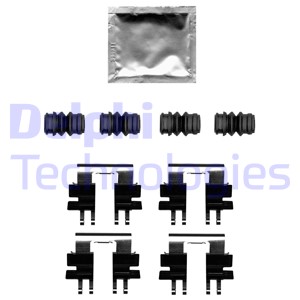 Zestaw akcesoriów montażowych  klocków hamulcowych DELPHI LX0695