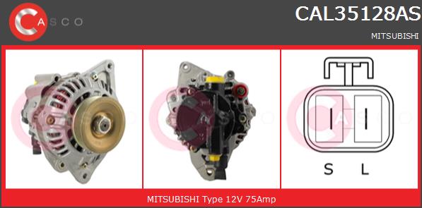 Alternator CASCO CAL35128AS