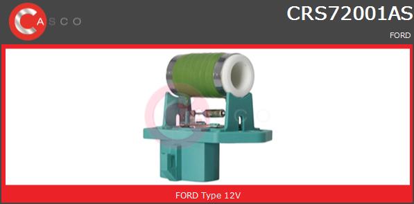 Rezystor wentylatora chłodnicy CASCO CRS72001AS