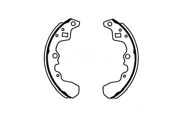 Zestaw szczęk hamulcowych KAVO PARTS KBS-8910