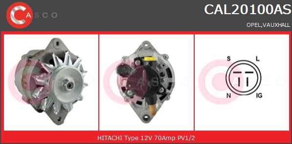Alternator CASCO CAL20100AS