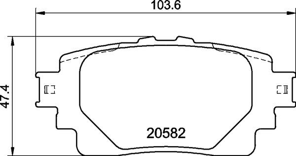 Klocki hamulcowe BREMBO P 83 174