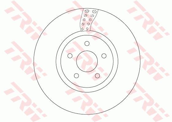 Tarcza hamulcowa TRW DF6662S