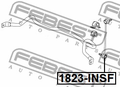Łącznik stabilizatora FEBEST 1823-INSF