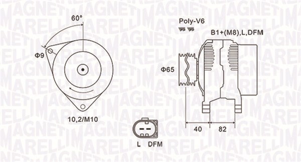 Alternator MAGNETI MARELLI 063731746010