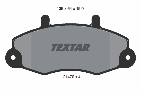 Klocki hamulcowe TEXTAR 2147001