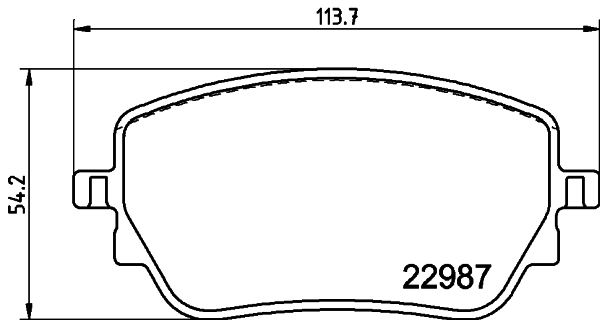 Klocki hamulcowe HELLA 8DB 355 039-231