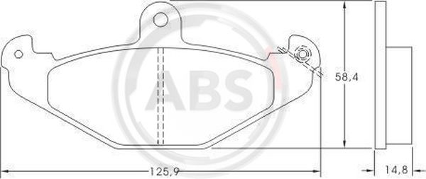 Klocki hamulcowe A.B.S. 36788