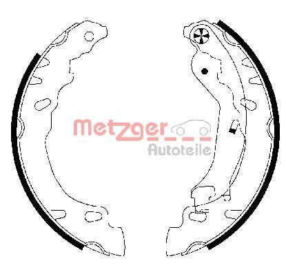 Szczęki hamulcowe METZGER MG 828