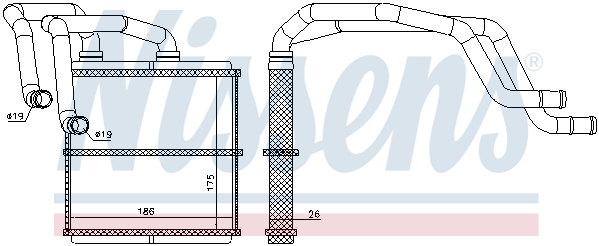 Nagrzewnica NISSENS 72219