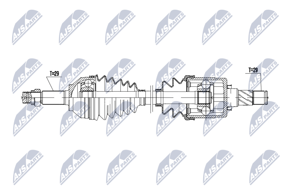 Wał napędowy NTY NPW-NS-170