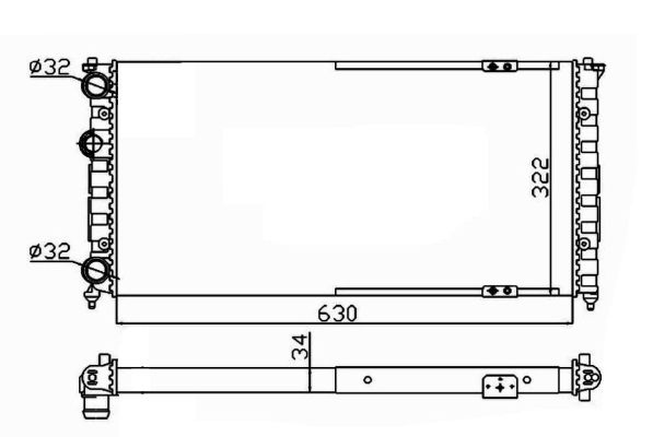 Chłodnica NRF 58135