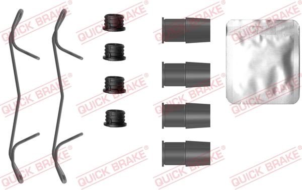 Zestaw akcesoriów montażowych  klocków hamulcowych QUICK BRAKE 109-0125