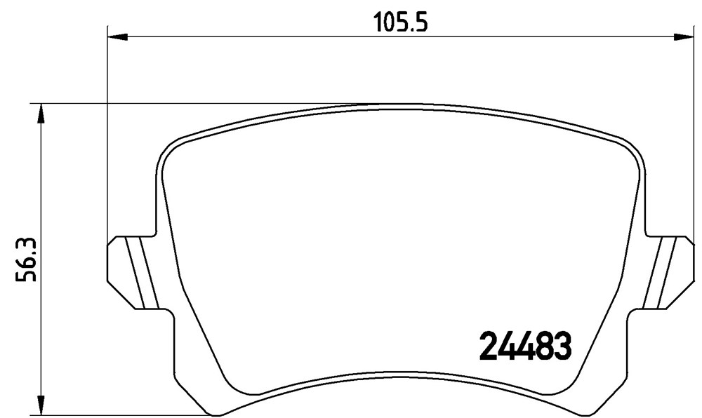 Klocki hamulcowe BREMBO P 85 109X