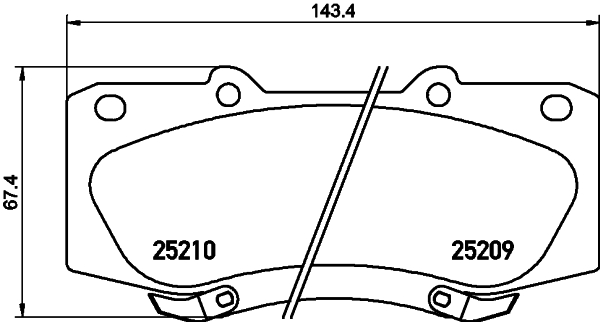 Klocki hamulcowe HELLA 8DB 355 015-821