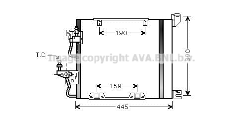 Skraplacz klimatyzacji AVA QUALITY COOLING OL5368D