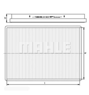 Filtr kabinowy KNECHT LA 44