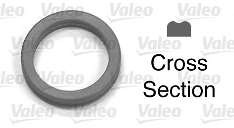Uszczelka, rurka płynu chłodzącego VALEO 509550