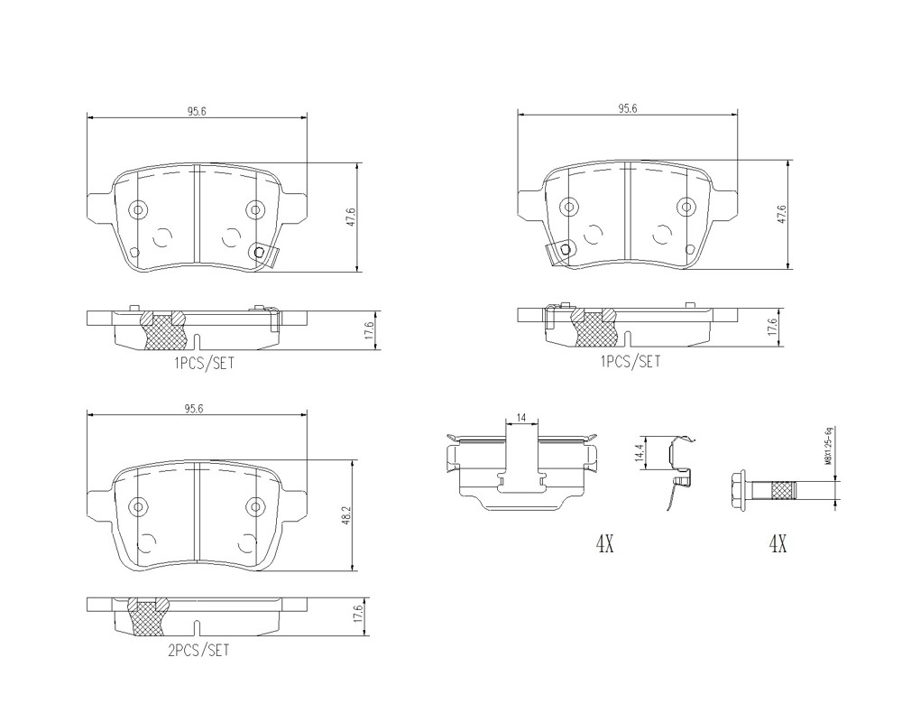 Klocki hamulcowe BREMBO P 23 190