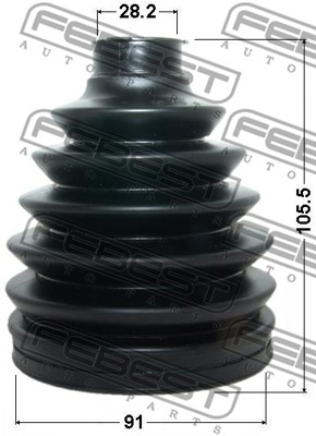 Osłona przegubu FEBEST 0117P-ACA30