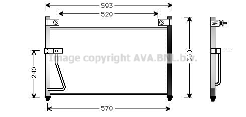 Skraplacz klimatyzacji AVA QUALITY COOLING MZ5126