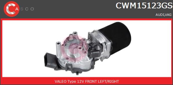Silnik wycieraczek CASCO CWM15123GS