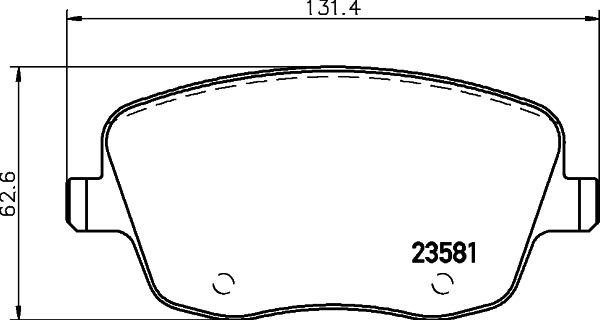 Klocki hamulcowe HELLA 8DB 355 018-801