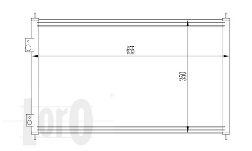 Skraplacz klimatyzacji ABAKUS 018-016-0015