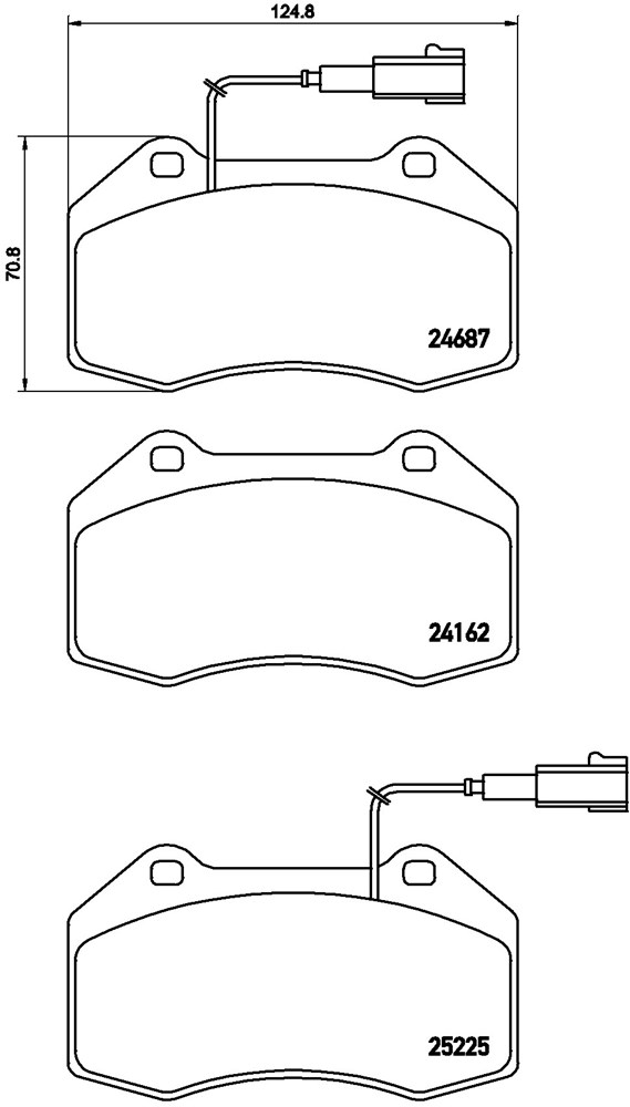 Klocki hamulcowe BREMBO P 23 139