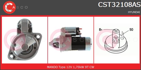 Rozrusznik CASCO CST32108AS