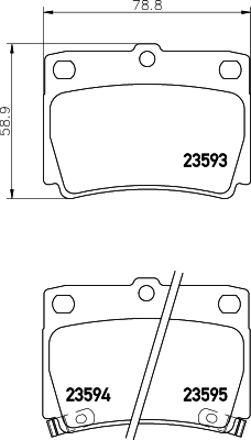 Klocki hamulcowe HELLA 8DB 355 009-501