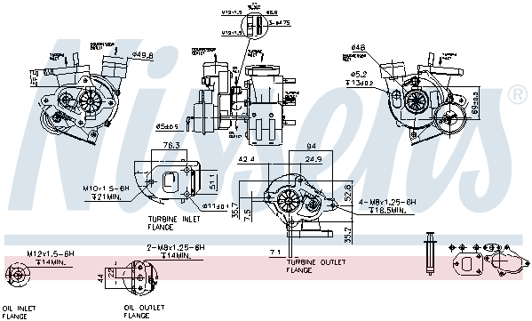 Turbosprężarka NISSENS 93027