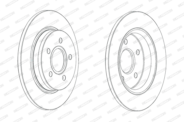 Tarcza hamulcowa FERODO DDF2061C