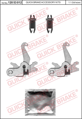 Zestaw naprawczy rozpieracza QUICK BRAKE 120 53 012