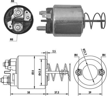 Elektromagnes rozrusznika MAGNETI MARELLI 940113050386