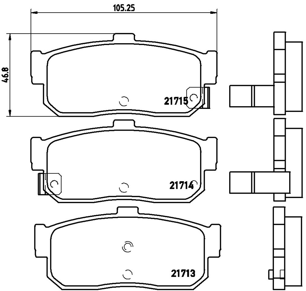 Klocki hamulcowe BREMBO P 56 029