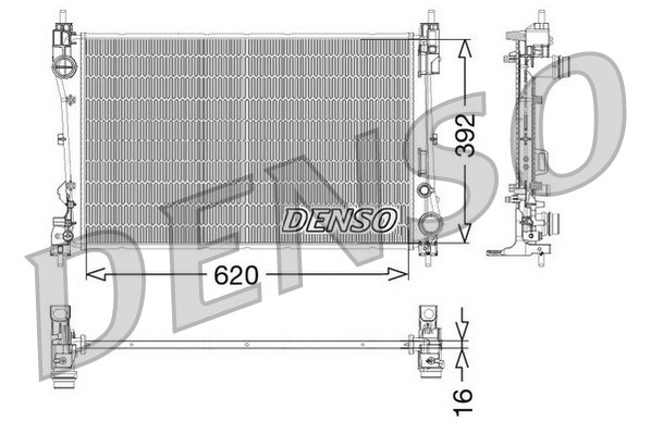 Chłodnica DENSO DRM09115