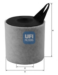 Filtr powietrza UFI 27.595.00