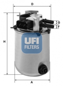 Filtr paliwa UFI 24.095.01